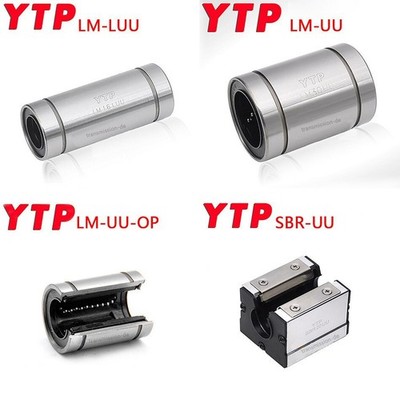 YTP Linearlager SBR/LML/LM/LMUU-OP Kugellager 3mm-6mm CNC 3D Drucker Welle