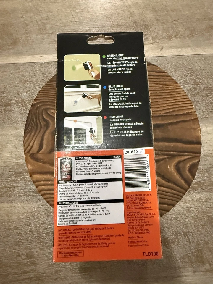 Black & Decker TLD100 热泄漏探测器 - 节能系列全新!!! — 第 3/4 张图片