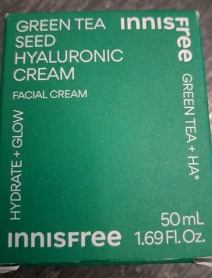 Innisfree  Green Tea Seed Hyaluronic Cream Full Size 1.69 oz (50 mL) New in Box