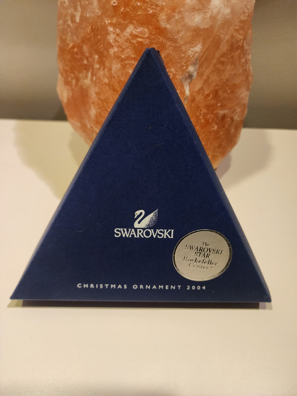 Swarovski Annual Christmas Ornament 2004 Crystal Snowflake w/ Box & Tag
