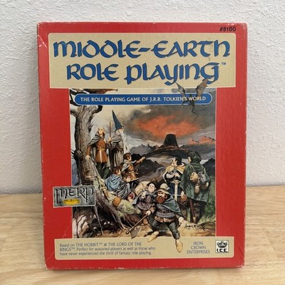 Middle-Earth Role Playing MERP 2nd Edition 1986 Tolkien RPG ICE Lord of the Ring