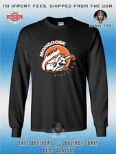New Mongoose BMX Bikes Logo Men's Long Sleeve T-Shirt American Size T-Shirt