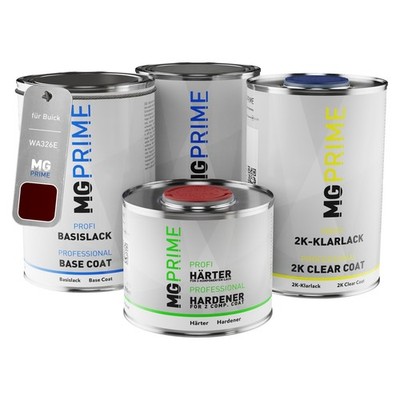 Autolack Dose Set für Buick WA326E Rowan Metallic Grund Basis 2K Klarlack 3,5L