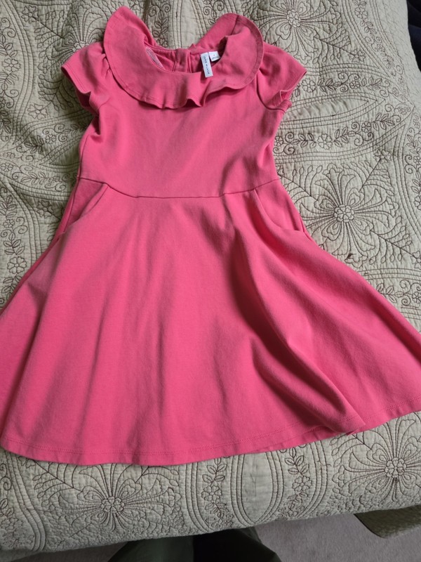 Janie and Jack Girl Dress Size 7- Good condition HAS pockets