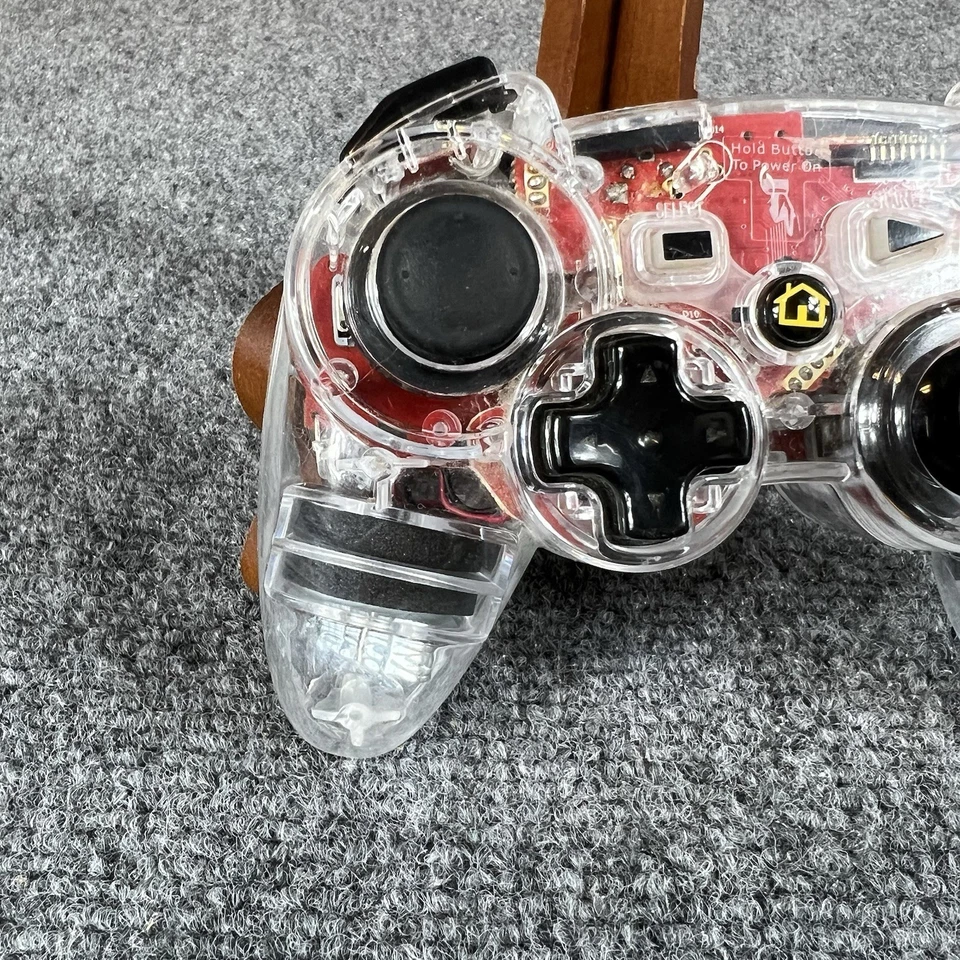 Afterglow AP.2 Wireless Controller for PS3 Model PL-6322 Clear Untested - Image 4 of 4