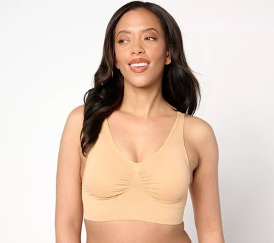 Anybody Intimates Wirefree Cuplift Seamless Bra Honey Tan 1X New