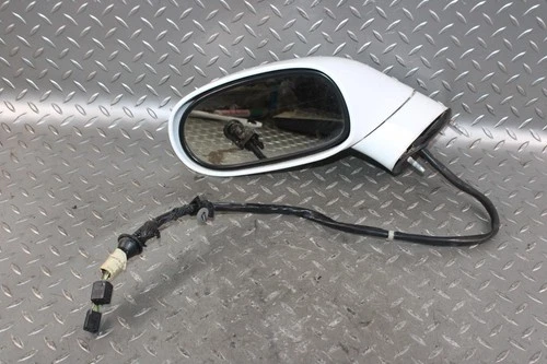 05-13 CORVETTE *SCUFFS* Artic White Driver Door Mirror Power Light Sensitive OEM