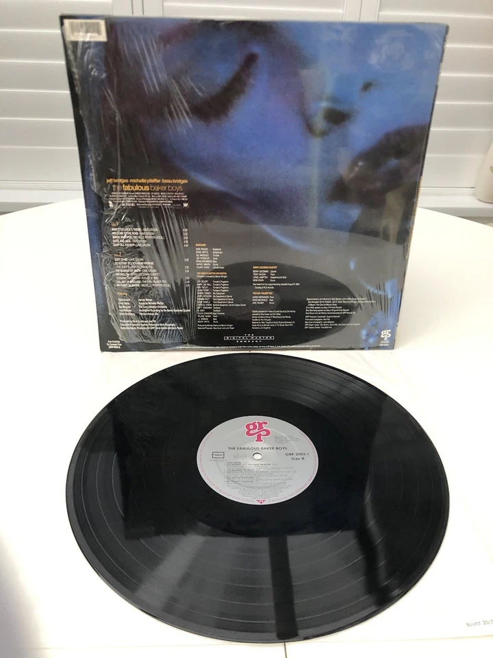 THE FABULOUS BAKER BOYS PICTURE SOUNDTRACK GRP 2002 -1 1989 VINYL LP RECORD - Image 3 of 4