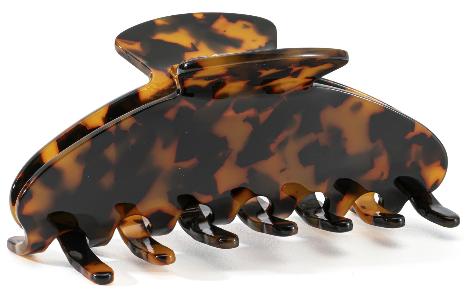 Acetate Tortoise Shell Claw Clip for , 4 Inch Large Jaw Clip for Thick,Medium...