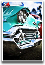 JSC228 Classic Chevy Car Poster | 18-Inches by 12-Inches | Premium 100Lb