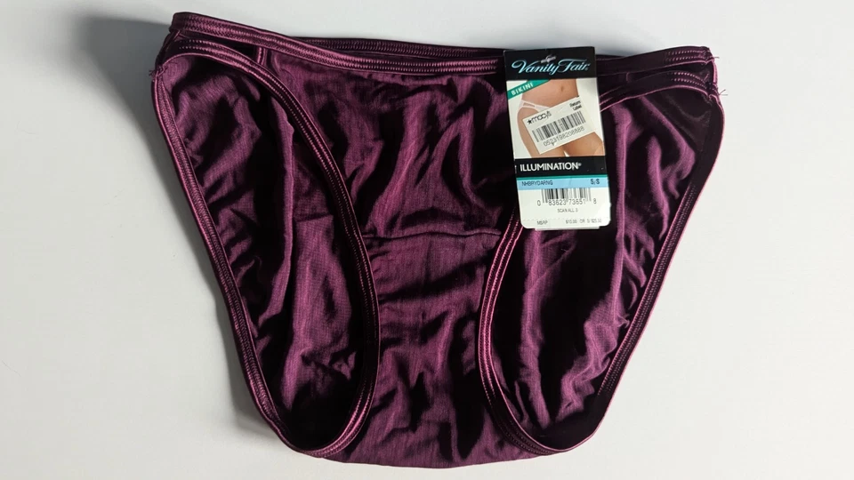 BRAGAS BIKINI VASSARETTE DOBLE CUERDA NUEVAS CON ETIQUETAS Talla 5 Segunda Piel PÚRPURA CIRUELA Foto 2 de 4