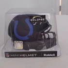 Indianapolis Colts Eclipse Jeff Saturday Alternate NFL Mini Helmet Autographed