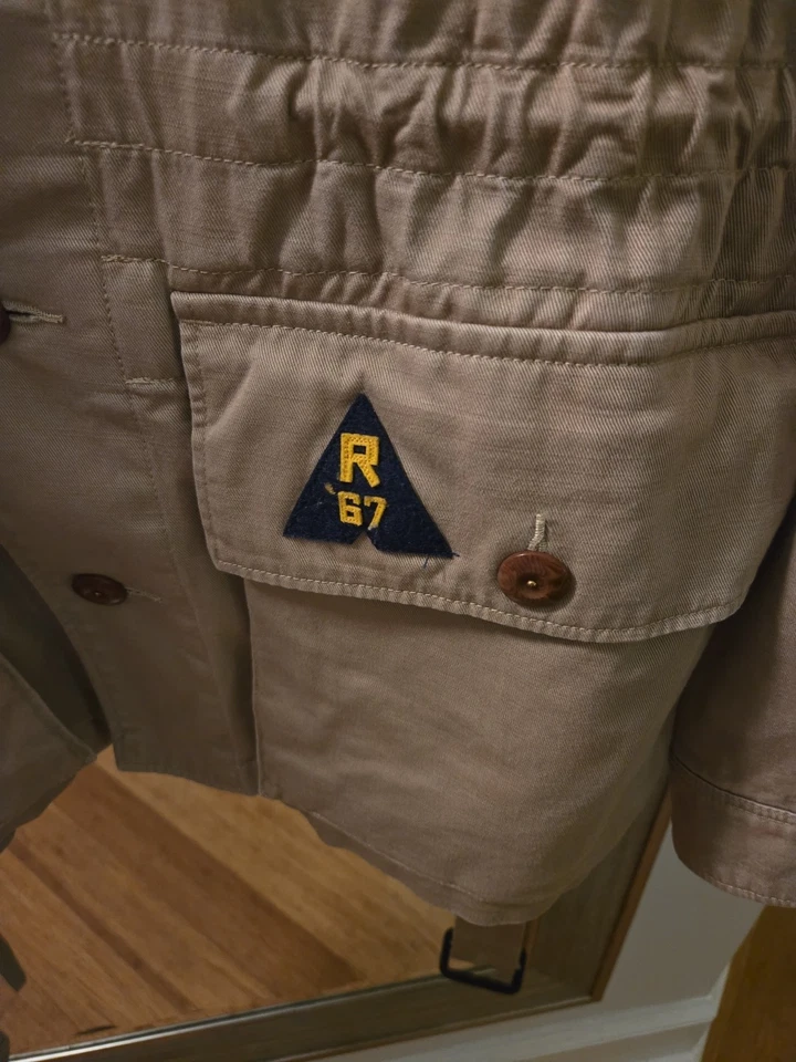 Chaqueta de safari vintage Polo Ralph Lauren para hombre calce grande/delgado Foto 4 de 4