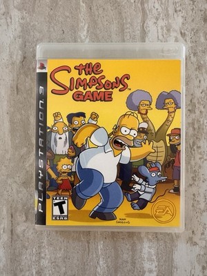 The Simpsons Game Sony Playstation 3 No Manual Tested Working 