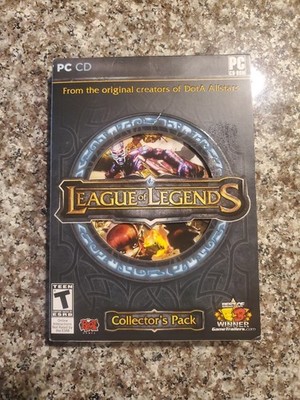 League of Legends Collector's Pack (PC, 2009) NO DISC | Codes Likely Used READ