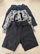 EUC Lot of 3 Mish Boys shorts Elastic Waistband, drawstring, pockets size 4