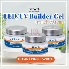IBD Builder Gel French Xtreme 0.5 oz LED/UV NEW[Clear/White/Pink- Pick Any]