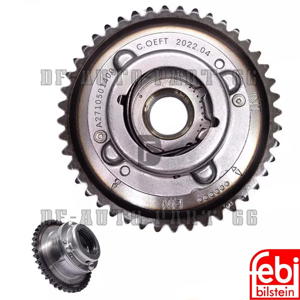 2710501400 FEBI engranaje de distribución árbol de levas ajustador apto para Mercedes-Benz C250 SLK250 Foto 3 de 4