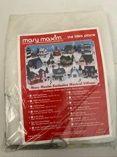 Mary Maxim Musical Village Plastic Canvas Farm House Kit, Please Read Below