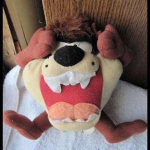 Taz Tasmanian Devil Looney Tunes Toons Stuffed Plush Toy Animal Gift Loony Toons
