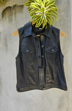 Nwt Rare Thakoon Designer Rtw Leather Fox Embroidered Embellished Vest 2