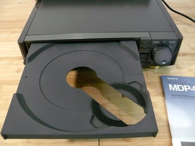 RARE SONY MDP-911 CD CDV LD PLAYER W/BOX REMOTE & MANUAL | eBay