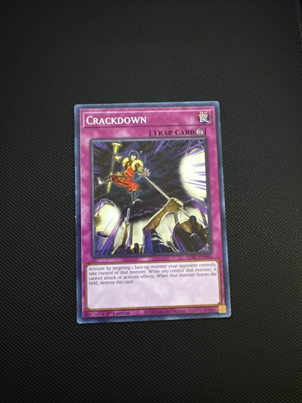 Yugioh Crackdown SDFC-EN040 Structure Deck: Freezing Chains 1st Edition