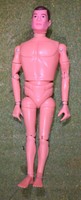 Vintage Action Man 40th Nude Naked Doll Brown Painted Hair Hard Hands Vintage Action Man 40th Nude Naked Doll Brown Painted Hair Hard Hands