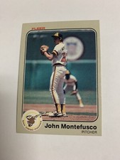1983 Fleer San Diego Padres John Montefusco