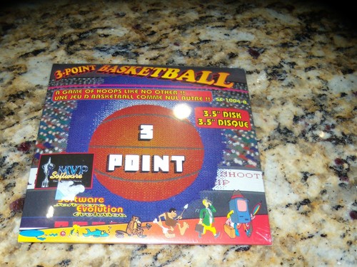 3-Point Basket on 3.5" disk in English and French - Sealed - 第 1/2 張圖片