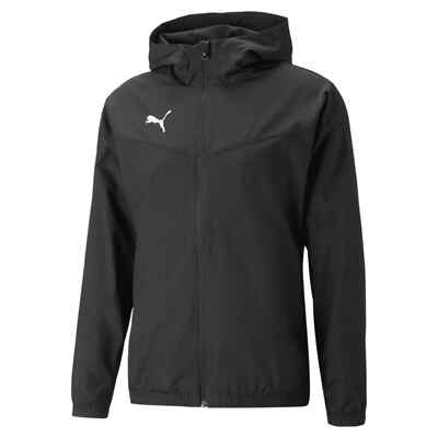 Puma Mens TeamRISE All Weather Rain Jacket Waterproof Coat Wind Stopper  S-3XL UK