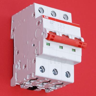 ABB-Entrelec Circuit Switch 2CDD283101R0063 SD203/63 - 3-Pin Switch, 63A