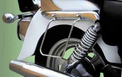 Petits Chassis Supports Spaan Chrome Sacoches Latérales pour Hyosung Aigle GV125