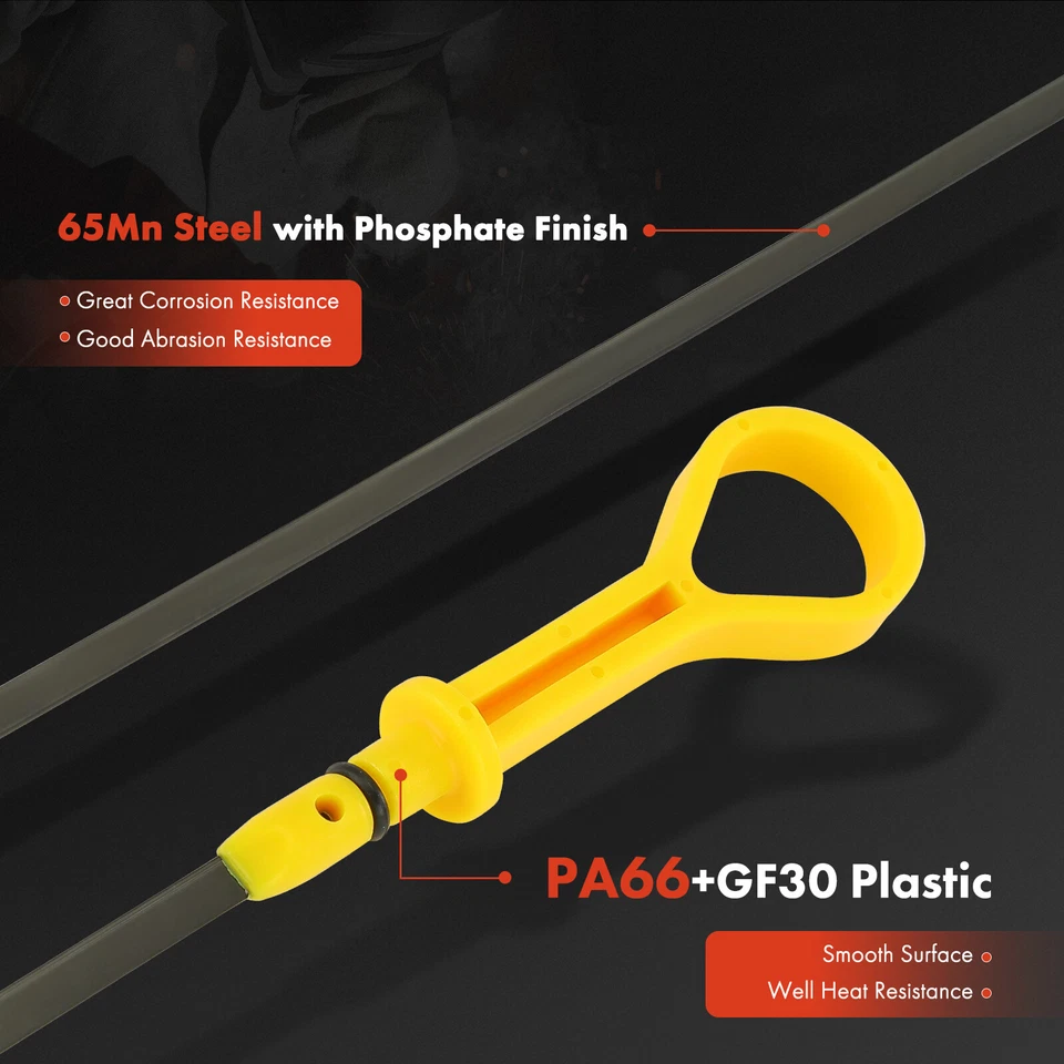 Varilla de medición de aceite de motor con mango amarillo con sello para Suzuki SX4 2007 2008 2009 2,0 L Foto 2 de 4