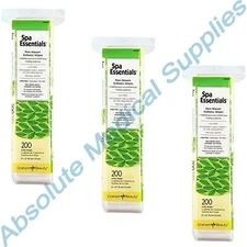 *3-Pack* Graham Beauty Spa Essentials Non-Woven 2" x 2" Esthetic 200 Wipes 52508