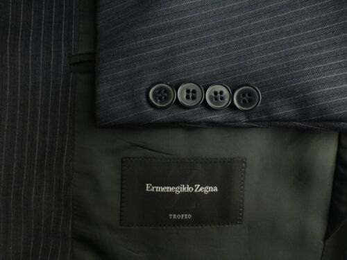 Zegna Blazer 50R/40R Trofeo Italy Excellent Condition Suit Jacket Ermenegildo
