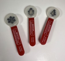 Christmas Tree Snowman Paddle Punches Scrapbooking Craft 3 Punches SIZZIX