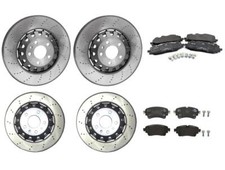 SHW OEM Front Rear Brake Kit Drilled Disc Rotors Genuine Pads For RS5 Sportback