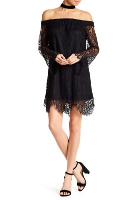 long sleeve maxi lace dress self-portrait - Black Lace Ruffle Maxi Dress main image 0