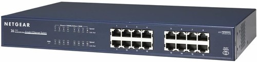 Network JGS516 ProSAFE 16-Port Gigabit Ethernet Unmanaged Switch Rack Mountable