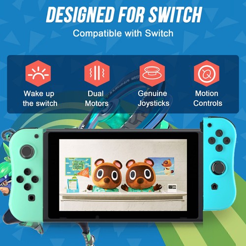 Juego de 2 2024 NUEVO para Nintendo Switch Joy Con Lite Controller Wireless Gamepad - Imagen 22 de 31