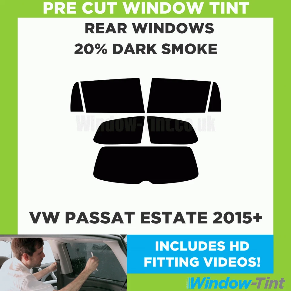 For VW Passat Estate 2015+ Pre Cut Window Tint Kit 20% Dark Rear Tinting Film — 第 2/4 张图片