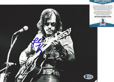 JOHN KAY - STEPPENWOLF BAND LEAD SINGER - SIGNED 8x10 PHOTO H BECKETT COA BAS
