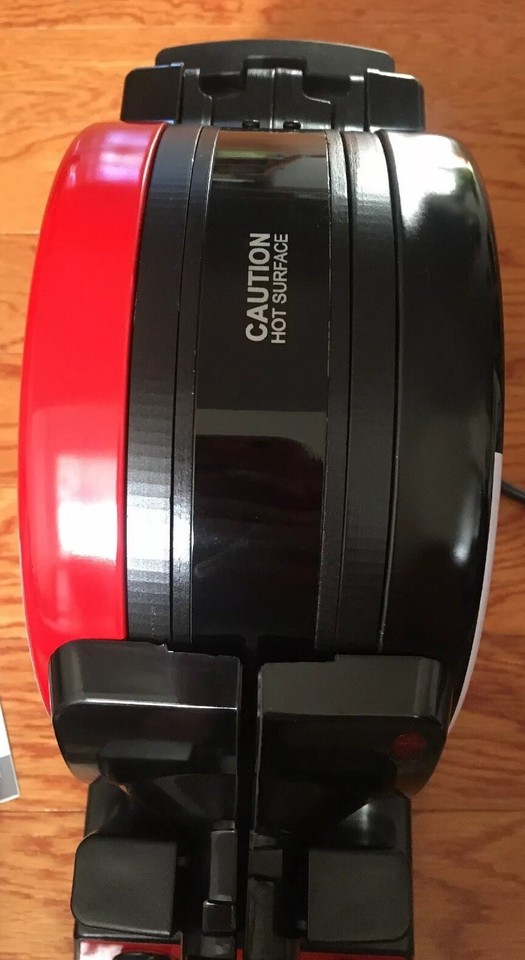 Disney Mickey Mouse Double Flip Waffle Maker 90th Anniversary RARE Fun