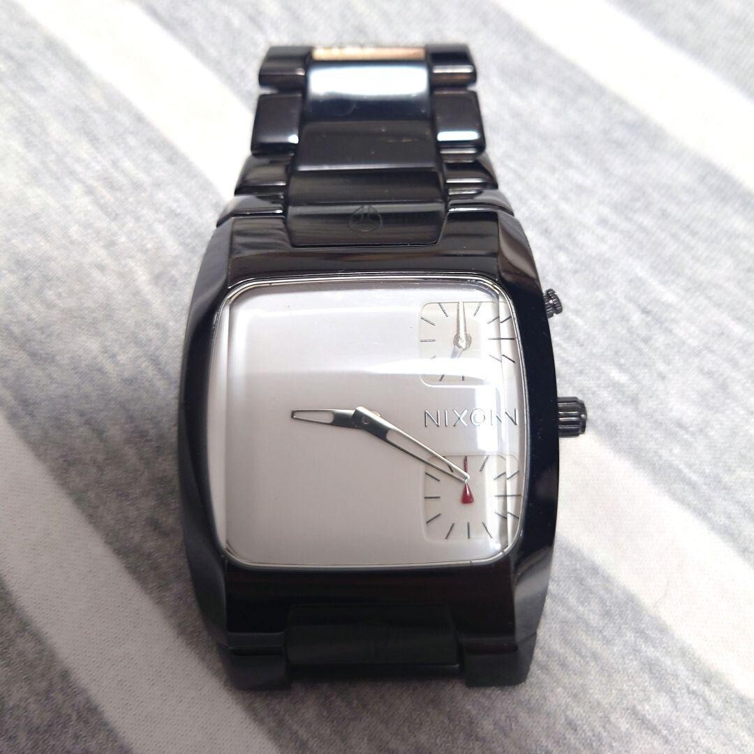 nixon ニクソン THE BANKS ステンレス スチール NIXON THE BANKS Watch Stainless steel Black Square dial No
