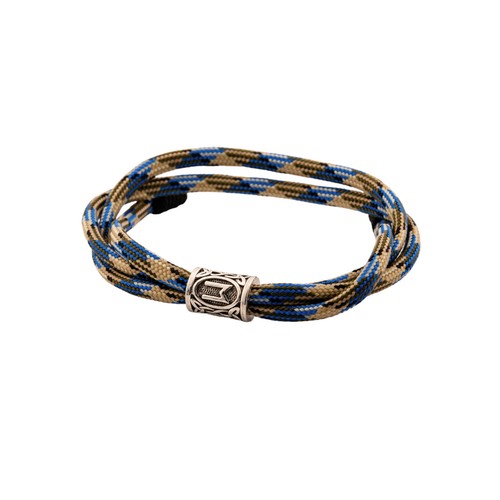 Minimalist Double Wrap Handmade Viking Runes Paracord Adjustable Wrist Bracelet - Picture 16 of 22