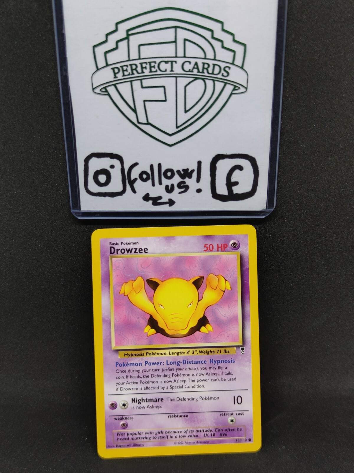 POKÉMON LEGENDARY DROWZEE COMMON 73/110 NM