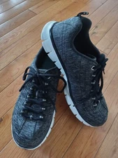 Skechers Womens Flex Elite 11863 Gray Running Shoes Sneakers Size 7