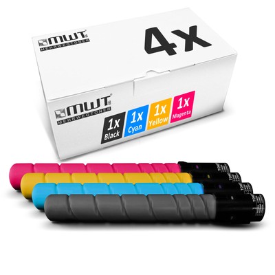 4x Toner für Konica Minolta Bizhub C-360