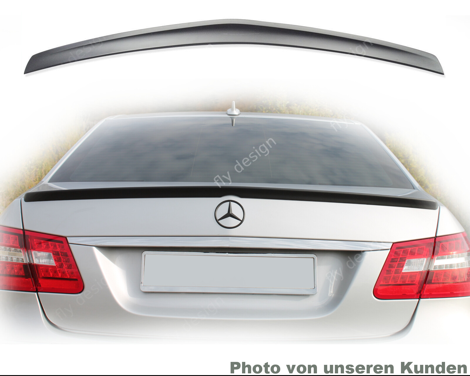 Type W212 E Rear Spoiler Suitable for MERCEDES A in Sporty Style Type Cool Op